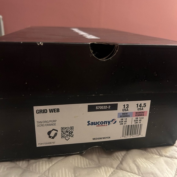 Saucony x White Mountaineering Grid Web Size 13 S70532-2 - Picture 2 of 5